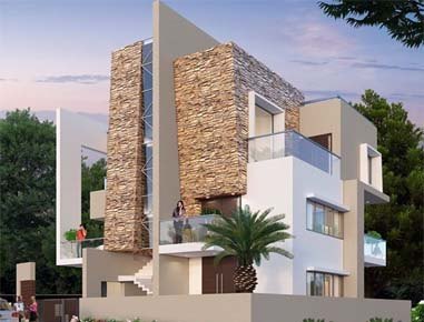 Residential Building (G+2),<br>Parbhani
, Maharashtra :Design for  Architect M/s Studio-165